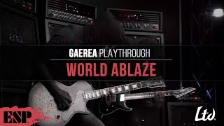 Video thumbnail for Gaerea "World Ablaze" Playthrough | EC-01FT & MH-1000NT BB | ESP Guitars by ESP Guitars USA