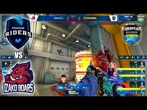 Movistar Riders vs Izako Boars - European Development Championship | CSGO HIGHLIGHTS
