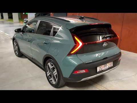 New HYUNDAI BAYON at night 2022 - LED lights & ambient lights