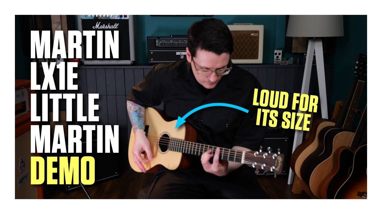 Best acoustic guitars: Martin LX1E Little Martin demo - YouTube