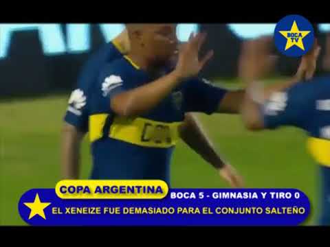 Boca 5 - Gimnasia y Tiro (S) 0 / Copa Argentina 2017 32 avos de final