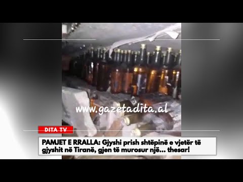 "PAMJET E RRALLA: Nipi prish shtëpinë e vjetër të gjyshit në Tiranë, gjen të murosur një... thesar!"