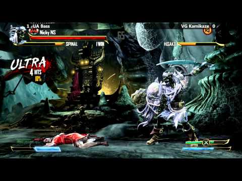 Killer Instinct @ Resistance: Voltage - UA Bass (Spinal) vs VG Kamikaze (Hisako) [720p/60fps]