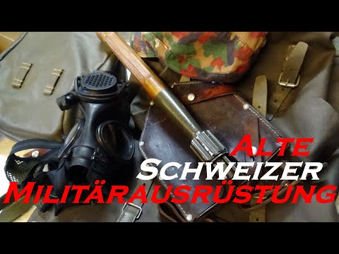 Alte Schweizer Militärausrüstung