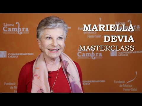 Masterclass with Mariella Devia - Liceu Cambra Series