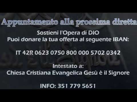 GESU' E' IL SIGNORE | NAPOLI - Past. Sergio Manzo  - Messaggio del 1/07/2021