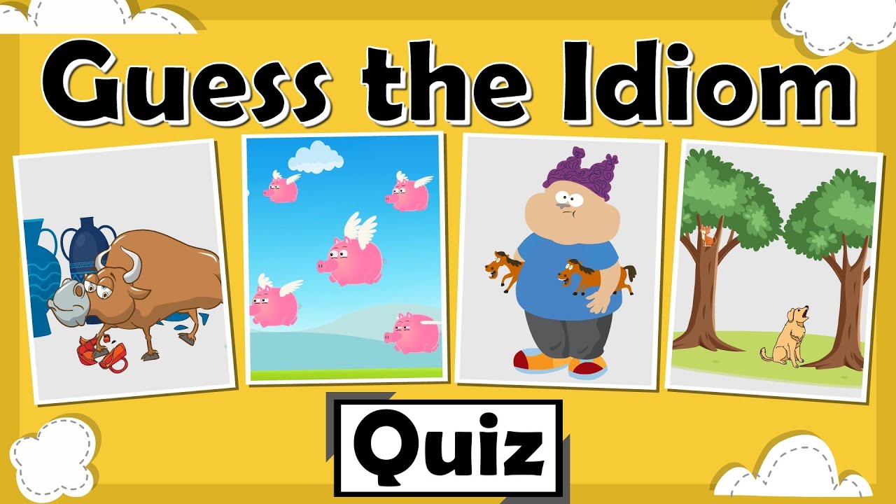 Guess the Idioms from Animated Clues | Fun Idiom Quiz for Kids with Meanings & Examples