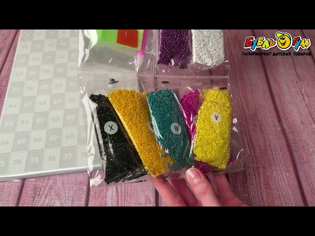 Фотомозаика QBRIX Pop-art алмазная из любой фотографии 22000эл 7цв с 8лет - видео
