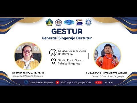 GESTUR ( Generasi Singaraja Bertutur ) - I Dewa Putu Rama Aditya Wiguna - SD Dana Punia Singaraja