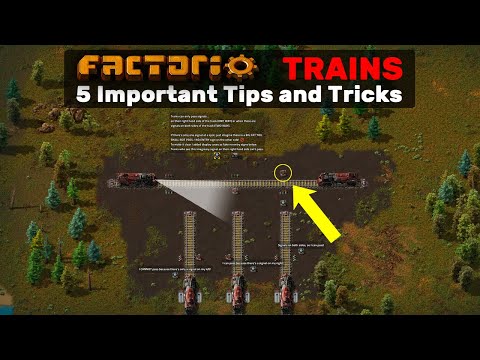 Factorio: 5 Important Train Tips and Tricks!