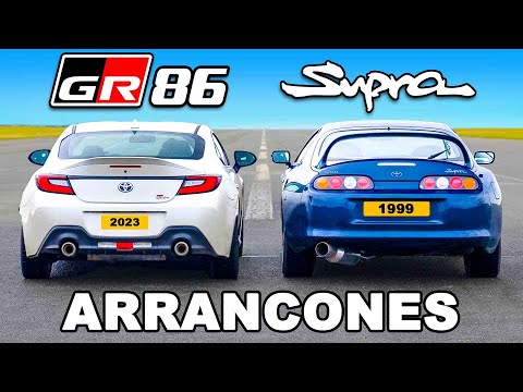 Nuevo Toyota GR86 vs Mk4 Supra: ARRANCONES