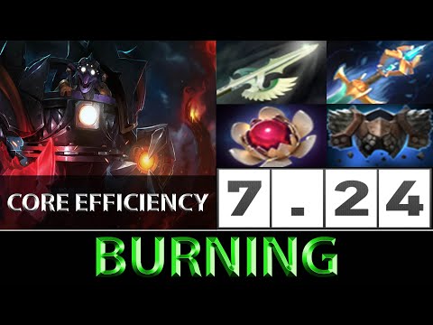 BurNIng [Timbersaw] Smooth Core Efficiency CN Ranked ► Dota 2 7.24