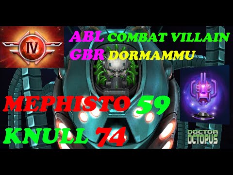 T4 DOCTOR OCTOPUS Test | ABL | GBR DORMAMMU | MEPHISTO 59 | KNULL 74 | Marvel Future Fight | MFF