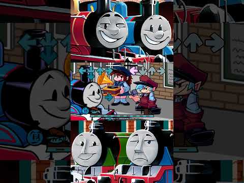 Friday Night Funkin BIG ENGINE BRAWL VS Thomas,Henry,James,Gordon #shorts