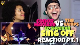 Conor Maynard VS The Vamps - Shape Of You (Sing Off)(Ed Sheeran) Reaction Pt.1