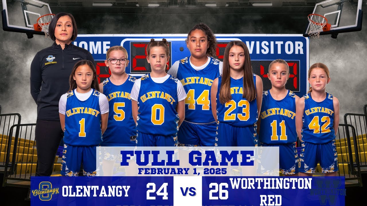5th Grade Olentangy (24) vs. Worthington Red (26) - February 1, 2025