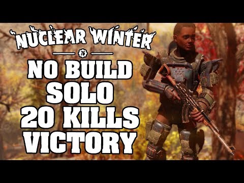 20 Kills SOLO vs Squads Win Without Build - Fallout 76 Nuclear Winter