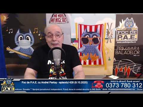 Foc de P.A.E. cu Andrei Partoș - episodul 428. Sunt copiii în siguranță în școli? (9.10.2020)