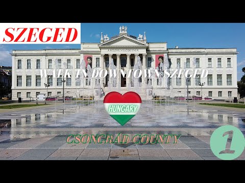 Walk In Downtown Szeged - 1 - Walk To Roosevelt Square