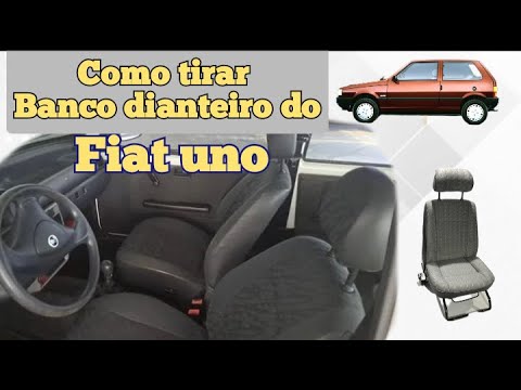 How to remove the front seat of the first generation Fiat Uno. A tip✓