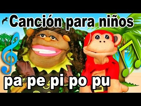 Canción pa pe pi po pu - El Mono Sílabo - Videos Infantiles - Educación para Niños #