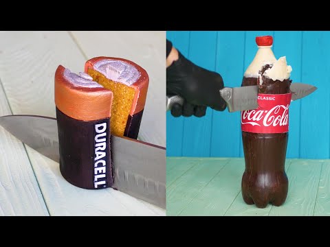 Satisfying Hyperrealistic Illusion Cake Cutting Video #5
