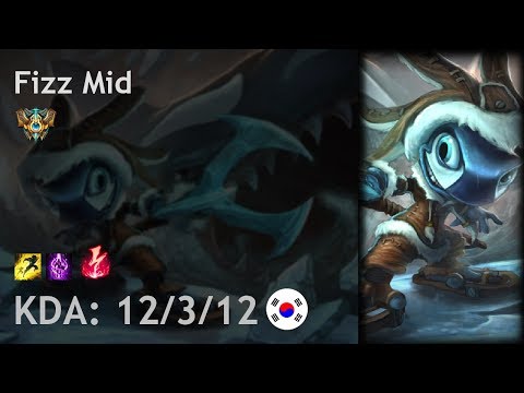 Fizz Mid vs Xerath - KR Challenger Patch 8.1