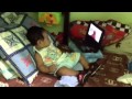 Nathan Watching Sesame Street