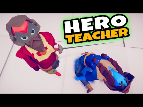 Hero Teacher vs Every Faction - TABS GAMEPLAY Totally Accurate Battle Simulator
