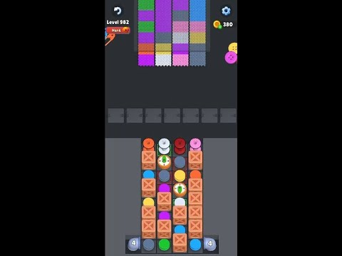 Knit Out Level 982 | Hard | Walkthrough | With Boosters