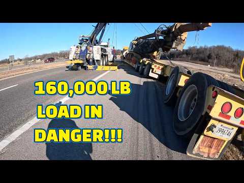 OVERSIZED & OVER THE EDGE. 160,000 POUND LOAD IN DANGER!!!