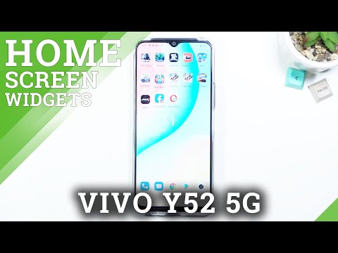 How to Add & Remove Widgets to VIVO Y52 5G Home Screen – Adjust Widgets