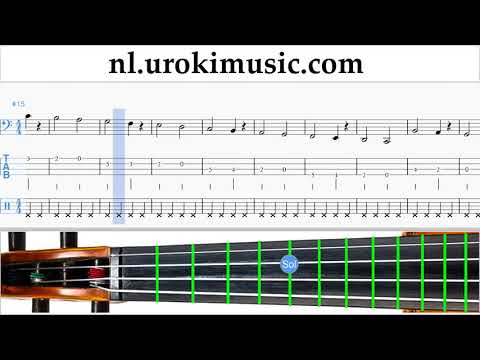 Cello Leren Spelen Dua Lipa - New Rules Tablatura Deel#1 oefeningen um-i799