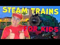 Matty Crayons Steam Trains Trains For Kids