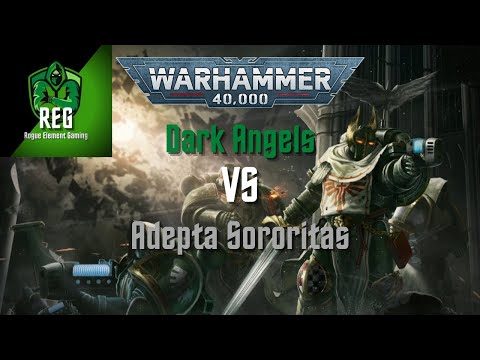Dark Angels VS Adepta Sororitas | Warhammer 40k Battle Report