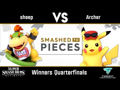 sheep (Bowser Jr.) vs Archer (Pikachu) - Winners Quarterfinals - Smashed to Pieces #28