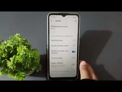 how to on off touch vibration realme c30s