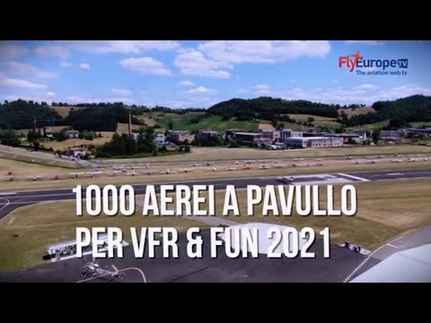 1000 aircraft at VFR & FUN 2021-Aero Club Pavullo Italy