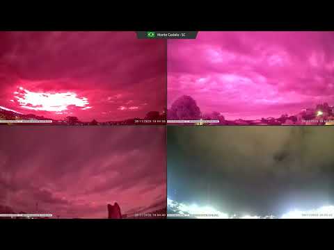 Timelapse do céu - Uma semana em alguns instantes em Santa Catarina - Monte Castelo - 01/12/2025