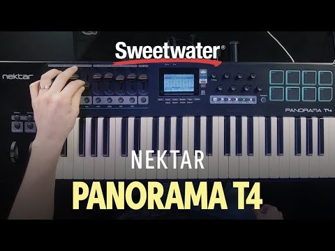 Обзор MIDI клавиатуры Nektar Panorama T4