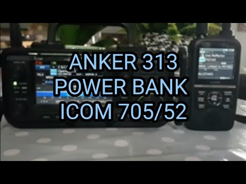ICOM -705/52 - Anker 313 Power Bank - 5 Volts