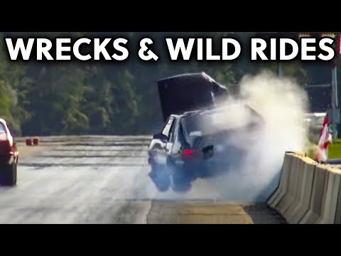 Drag Racing WRECKS & Wild Rides!!