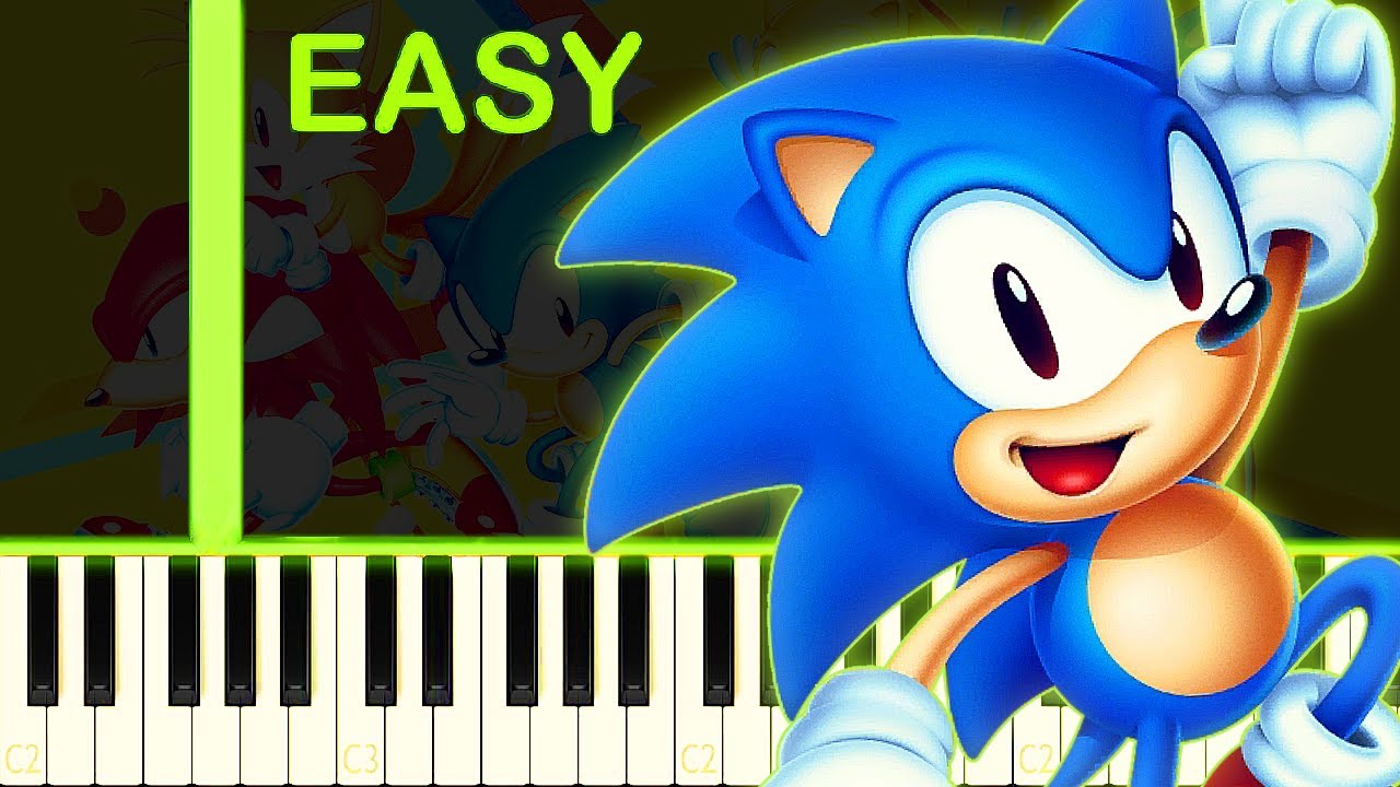 SONIC MANIA THEME - EASY Piano Tutorial