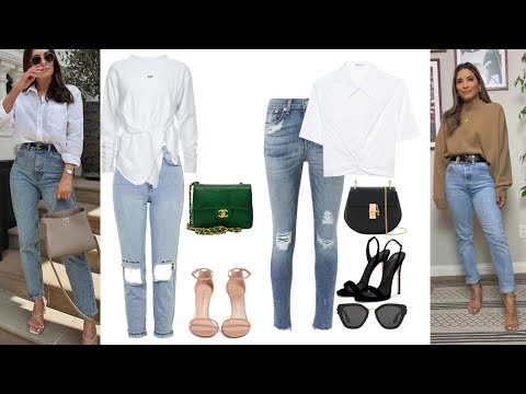 TENDENCIAS MODA PARA MUJER OUTFITS CASUALES 2024! Jeans Tendencias ESTILO MODA OUTFITS BÁSICOS