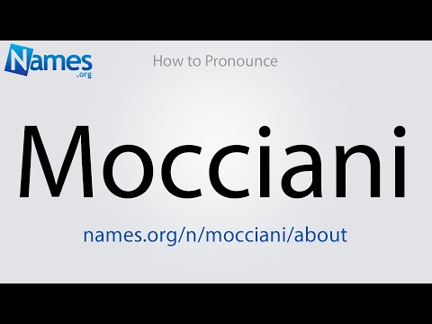 What Does The Name Mocciani Mean What Does The Name Mocciani Mean
