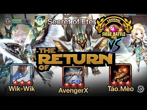 Witness The RETURN of Avenger X in LEGEND SIEGE Battle! - Summoners War