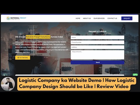 Logistics Company Website — website by 24siteshop