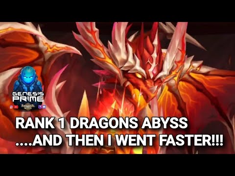 RANK 1 DRAGONS ABYSS HARD...And then I went EVEN FASTER!!! #summonerswar