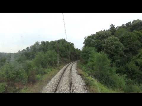 Train Driver's view: railroad in Serbia from Resnik to Bela reka - SERBIAN RAILWAYS