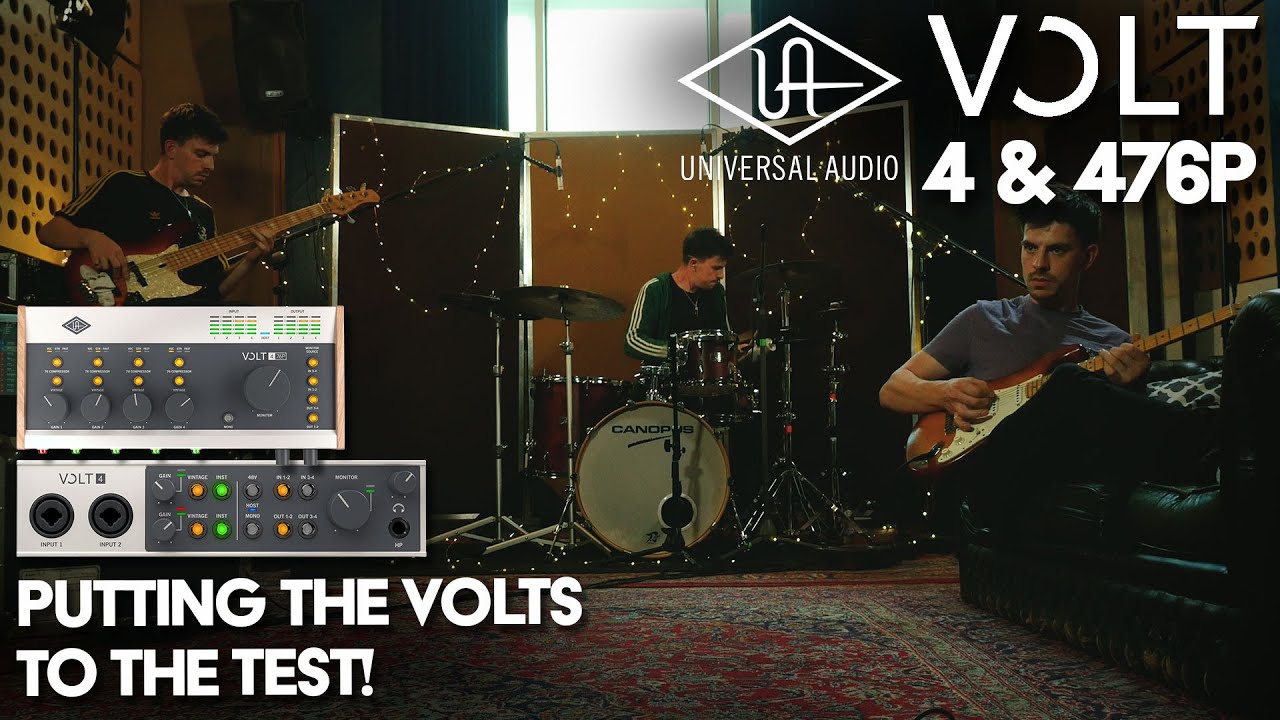 PRO Musician Puts Affordable Interface to the TEST! | Universal Audio Volt 4 & 476P - YouTube